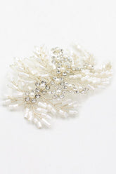 glamourous Alloy Imitation Pearls Special Occasion Combs-Barrettes Headpiece with Rhinestone